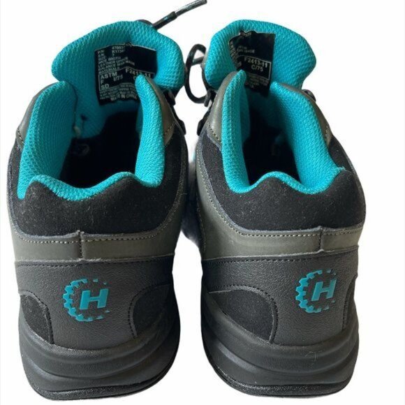 NWOB Hytest Leather Hiker/Trail Wide Width Safety Shoes Boots K17382 Women Sz 7 - Picture 3 of 7
